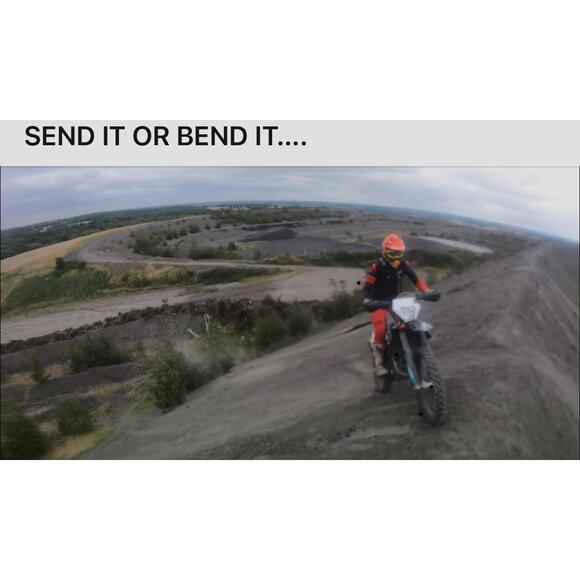 Ian Hanville Send it or Bend it Black Bike Graphic T-Shirt size Large - Picture 3 of 5